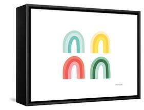 Rainbow Colors II-Ann Kelle-Framed Stretched Canvas