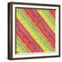 Rainbow Colors with Design-Maria Trad-Framed Giclee Print