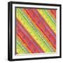 Rainbow Colors with Design-Maria Trad-Framed Giclee Print