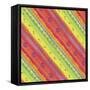 Rainbow Colors with Design-Maria Trad-Framed Stretched Canvas