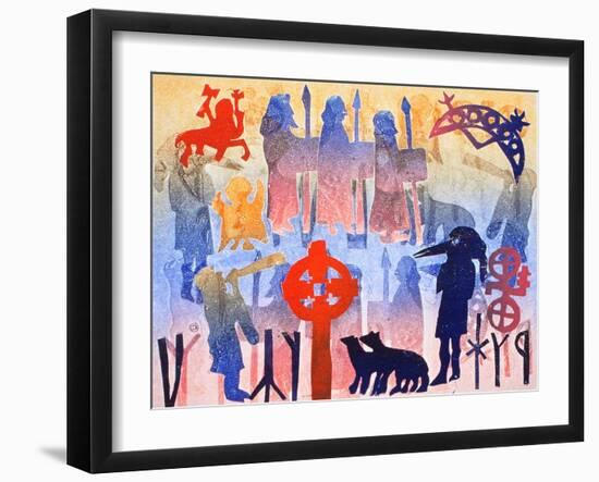 Rainbow Days, 2000-Gloria Wallington-Framed Giclee Print