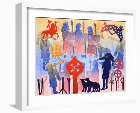 Rainbow Days, 2000-Gloria Wallington-Framed Giclee Print