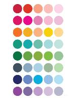 Rainbow Dots-Avalisa-Stretched Canvas