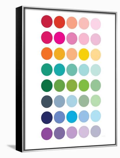 Rainbow Dots-Avalisa-Stretched Canvas