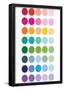 Rainbow Dots-Avalisa-Framed Poster