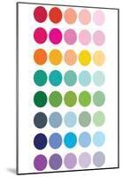 Rainbow Dots-Avalisa-Mounted Poster