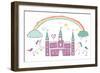 Rainbow Dream IV-Melissa Averinos-Framed Art Print