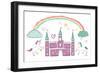 Rainbow Dream IV-Melissa Averinos-Framed Art Print