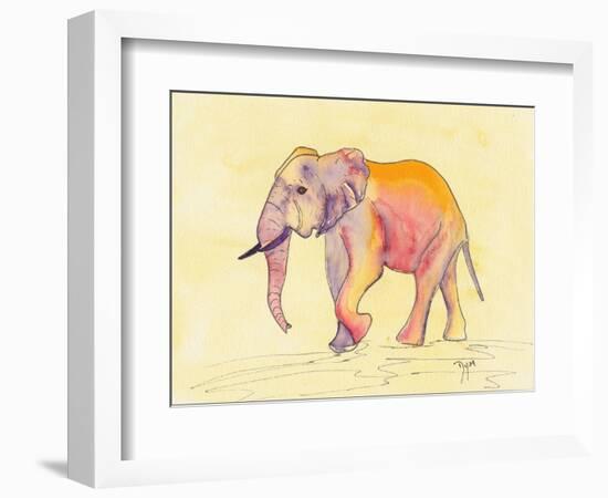 Rainbow Elephant-Beverly Dyer-Framed Art Print