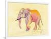 Rainbow Elephant-Beverly Dyer-Framed Art Print