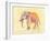 Rainbow Elephant-Beverly Dyer-Framed Art Print