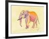 Rainbow Elephant-Beverly Dyer-Framed Art Print