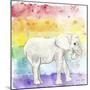 Rainbow Elephant-Tammy Kushnir-Mounted Giclee Print