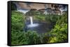 Rainbow Falls, Big Island, Hawaii, USA-Christian Kober-Framed Stretched Canvas