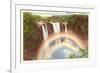 Rainbow Falls, Hilo, Hawaii-null-Framed Premium Giclee Print