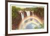 Rainbow Falls, Hilo, Hawaii-null-Framed Premium Giclee Print