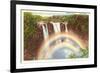 Rainbow Falls, Hilo, Hawaii-null-Framed Premium Giclee Print