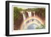 Rainbow Falls, Hilo, Hawaii-null-Framed Art Print