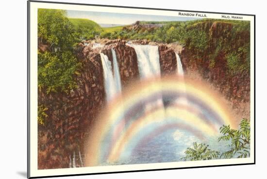 Rainbow Falls, Hilo, Hawaii-null-Mounted Art Print