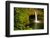 Rainbow Falls in Wailuku State Park on the edge of Hilo, Hawaii, USA-Jerry Ginsberg-Framed Photographic Print