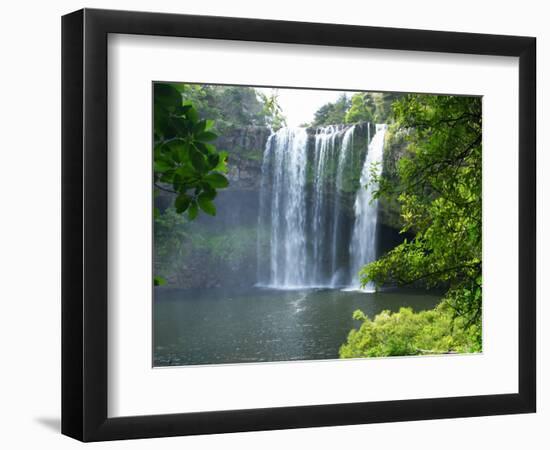 Rainbow Falls, Kerikeri, Northland, New Zealand-David Wall-Framed Photographic Print