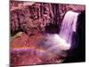 Rainbow Falls with Rainbow, Devil's Postpile National Monument, California, USA-Jerry Ginsberg-Mounted Photographic Print