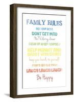 Rainbow Family Mate-Jace Grey-Framed Art Print