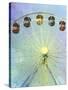 Rainbow Ferris Wheel I-Sylvia Coomes-Stretched Canvas