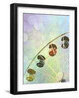 Rainbow Ferris Wheel II-Sylvia Coomes-Framed Photographic Print