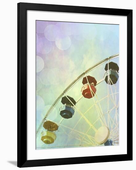 Rainbow Ferris Wheel II-Sylvia Coomes-Framed Photographic Print