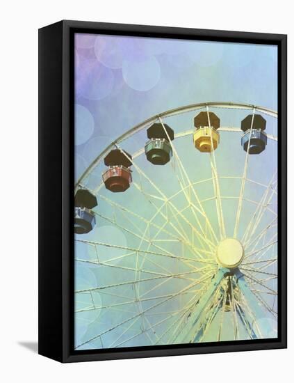 Rainbow Ferris Wheel III-Sylvia Coomes-Framed Stretched Canvas