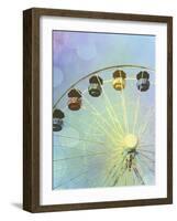 Rainbow Ferris Wheel III-Sylvia Coomes-Framed Photographic Print