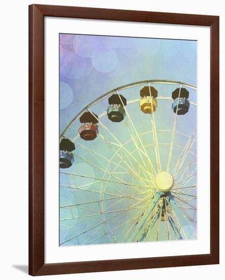 Rainbow Ferris Wheel III-Sylvia Coomes-Framed Photographic Print