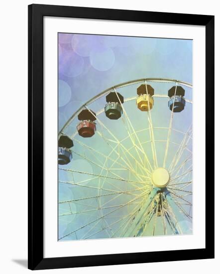 Rainbow Ferris Wheel III-Sylvia Coomes-Framed Photographic Print