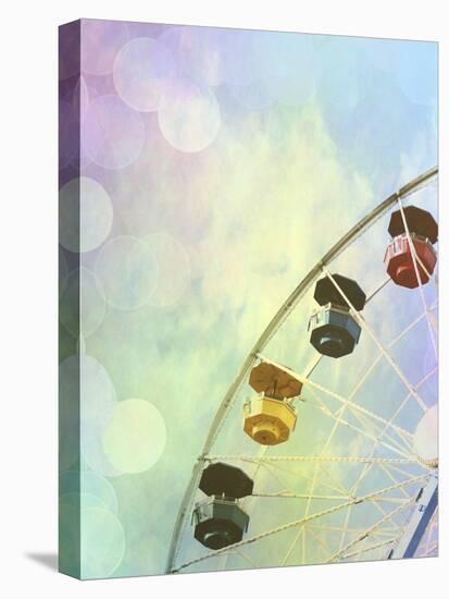 Rainbow Ferris Wheel V-Sylvia Coomes-Stretched Canvas