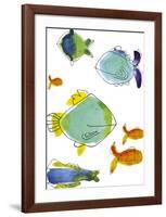 Rainbow Fish I-Callie Crosby and Rebecca Daw-Framed Giclee Print