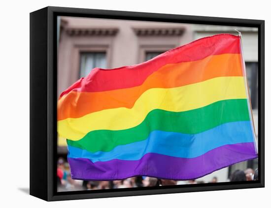 Rainbow Flag-RDStockPhotos-Framed Stretched Canvas