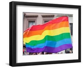 Rainbow Flag-RDStockPhotos-Framed Photographic Print
