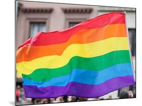 Rainbow Flag-RDStockPhotos-Mounted Photographic Print