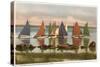 Rainbow Fleet, Nantucket, Massachusetts-null-Stretched Canvas