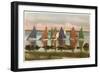 Rainbow Fleet, Nantucket, Massachusetts-null-Framed Art Print