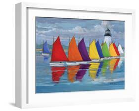 Rainbow Fleet-Paul Brent-Framed Art Print