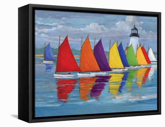 Rainbow Fleet-Paul Brent-Framed Stretched Canvas