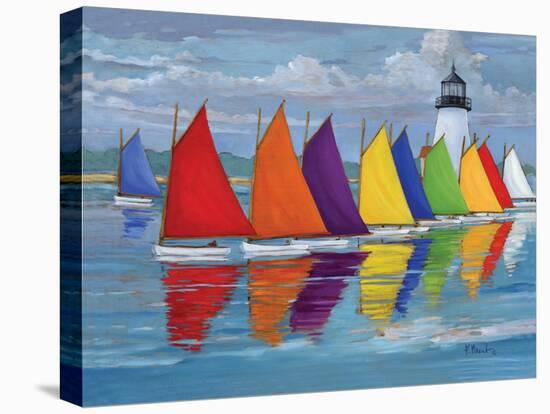 Rainbow Fleet-Paul Brent-Stretched Canvas