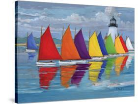 Rainbow Fleet-Paul Brent-Stretched Canvas