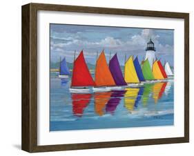 Rainbow Fleet-Paul Brent-Framed Art Print