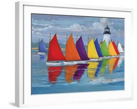 Rainbow Fleet-Paul Brent-Framed Art Print