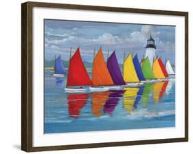 Rainbow Fleet-Paul Brent-Framed Art Print