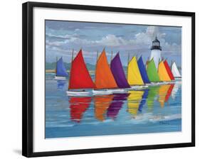 Rainbow Fleet-Paul Brent-Framed Art Print