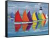 Rainbow Fleet-Paul Brent-Framed Stretched Canvas